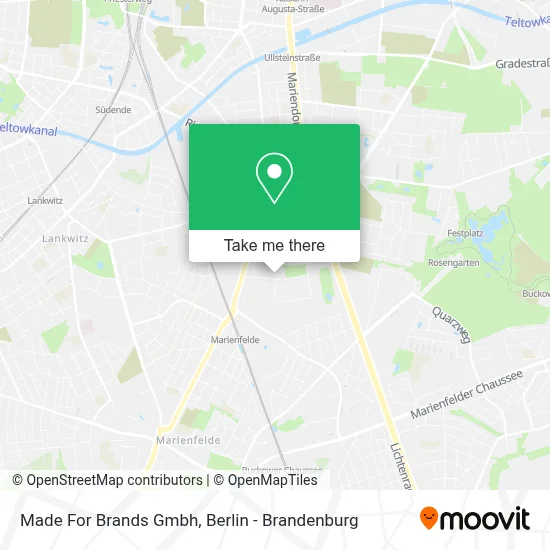 Made For Brands Gmbh map