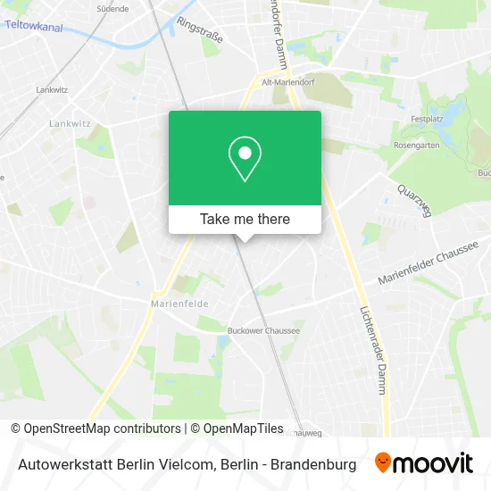 Autowerkstatt Berlin Vielcom map