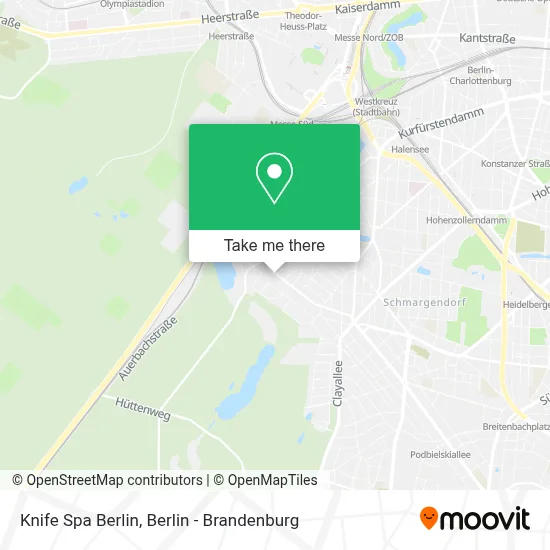 Knife Spa Berlin map
