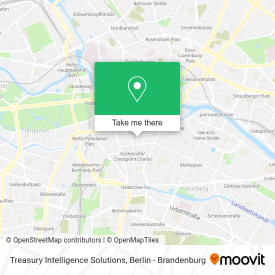 Treasury Intelligence Solutions map