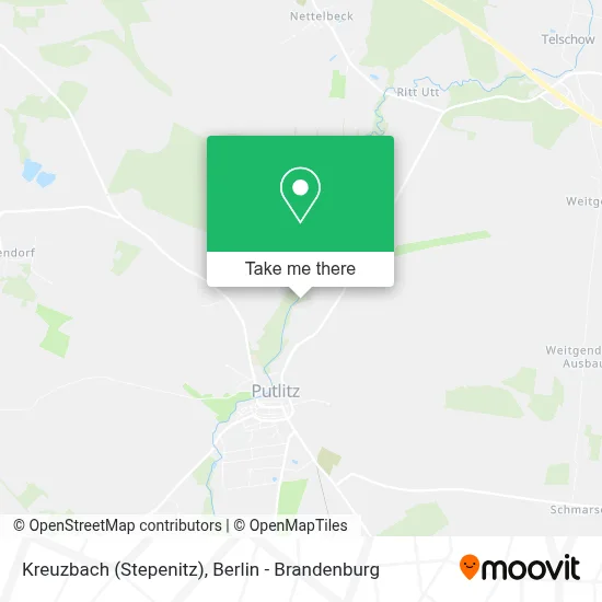 Kreuzbach (Stepenitz) map