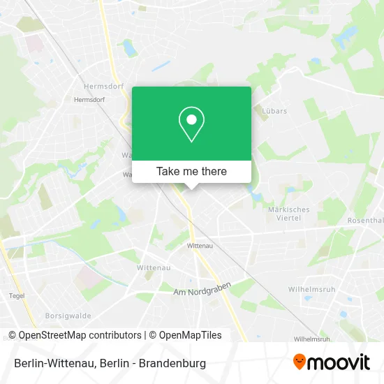 Berlin-Wittenau map