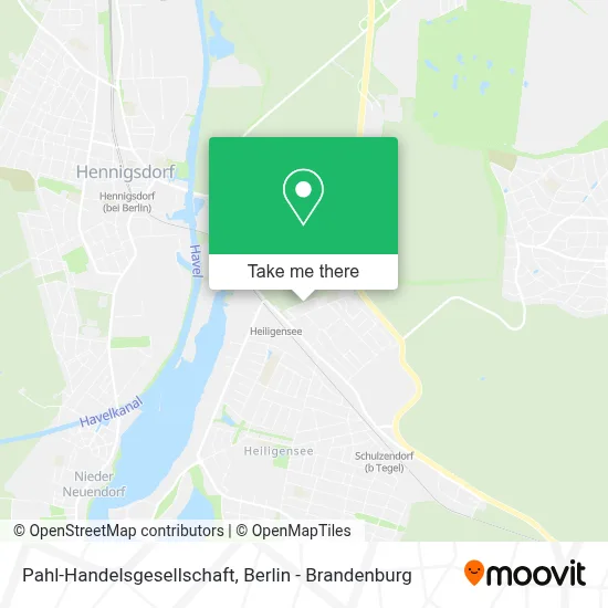 Pahl-Handelsgesellschaft map