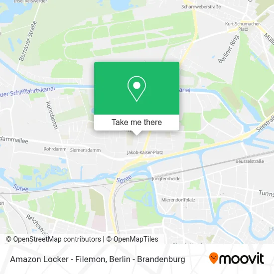 Amazon Locker - Filemon map
