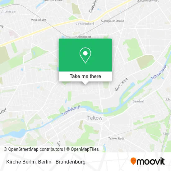 Kirche Berlin map