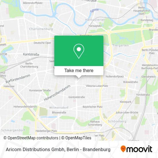 Aricom Distributions Gmbh map