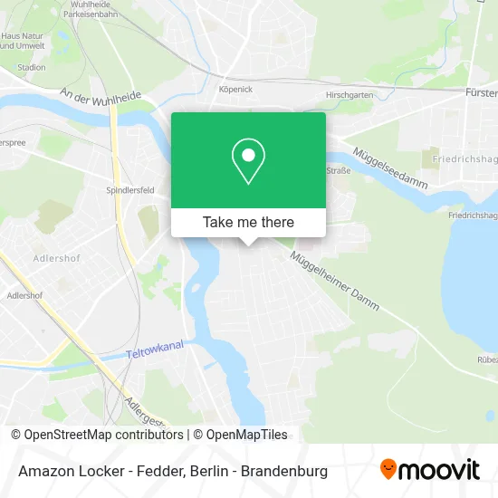 Amazon Locker - Fedder map