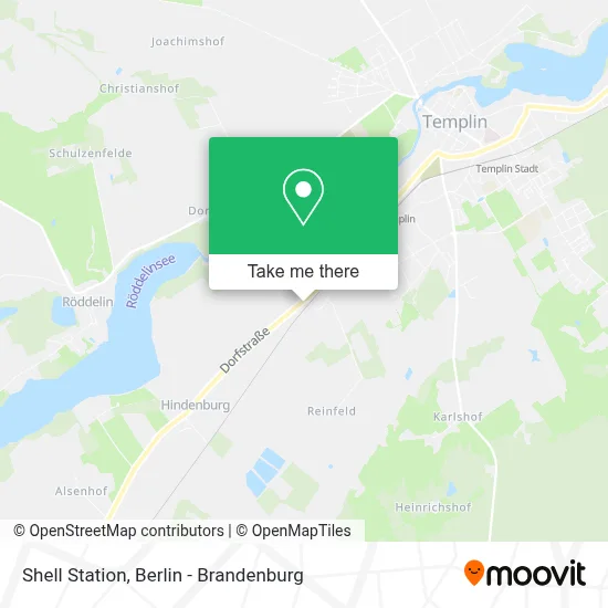Shell Station map