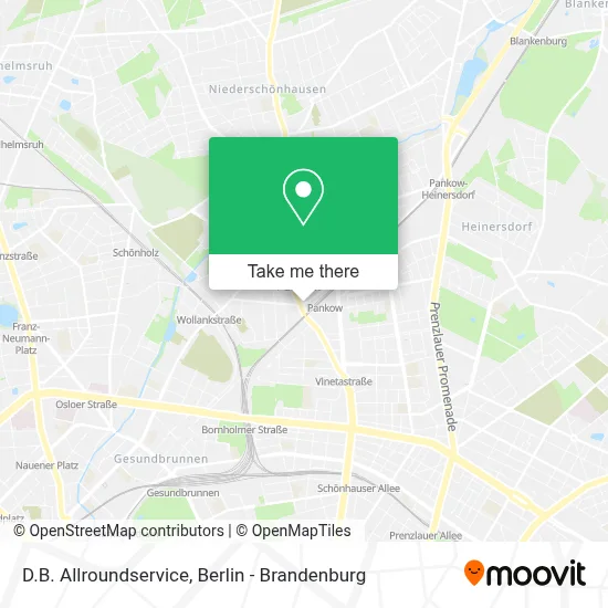 D.B. Allroundservice map