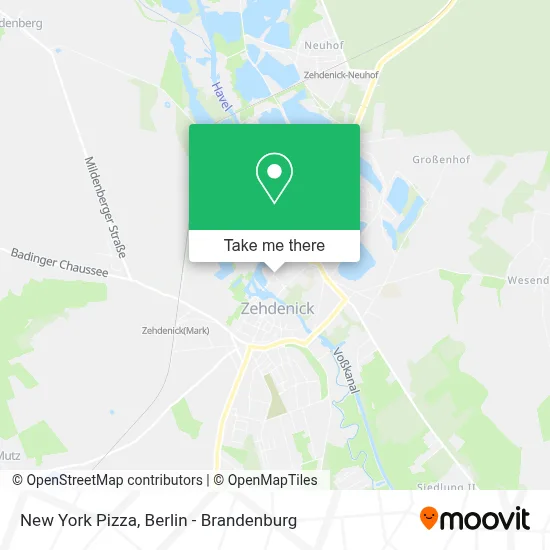 New York Pizza map