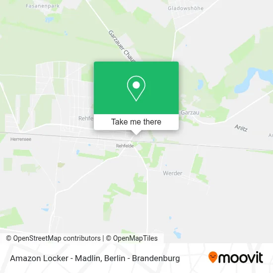 Amazon Locker - Madlin map