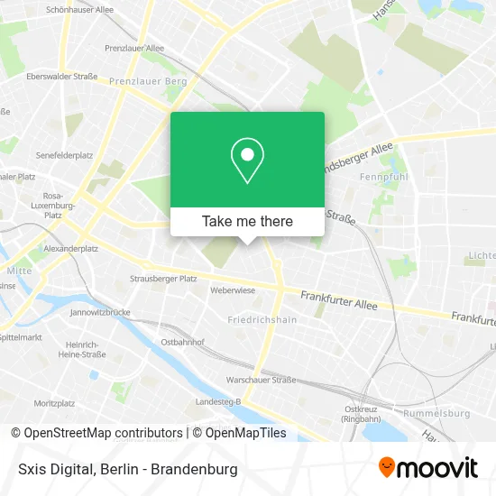 Sxis Digital map