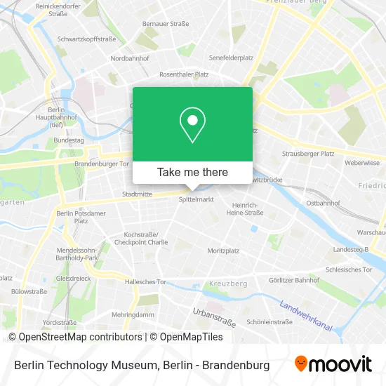 Berlin Technology Museum map