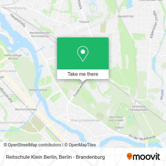 Reitschule Klein Berlin map