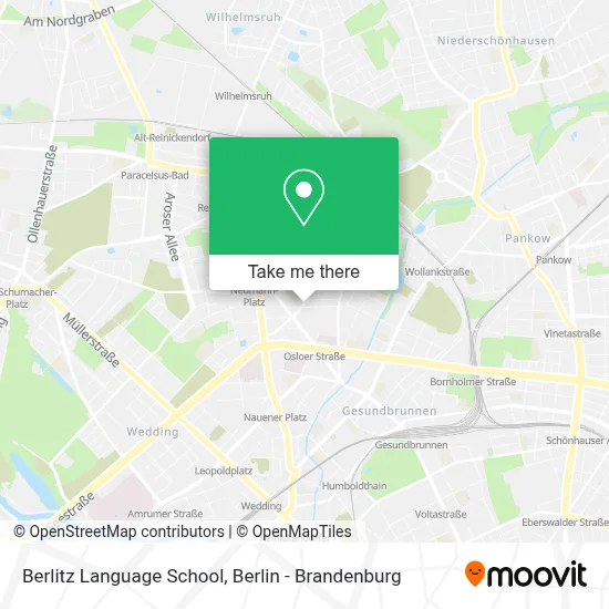 Berlitz Language School map