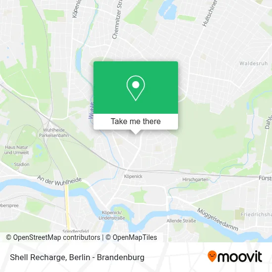 Shell Recharge map