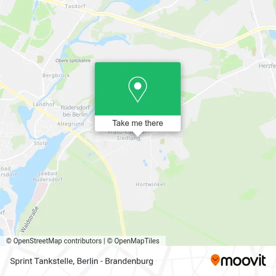 Sprint Tankstelle map