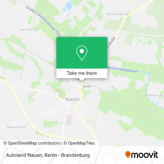 Autoland Nauen map