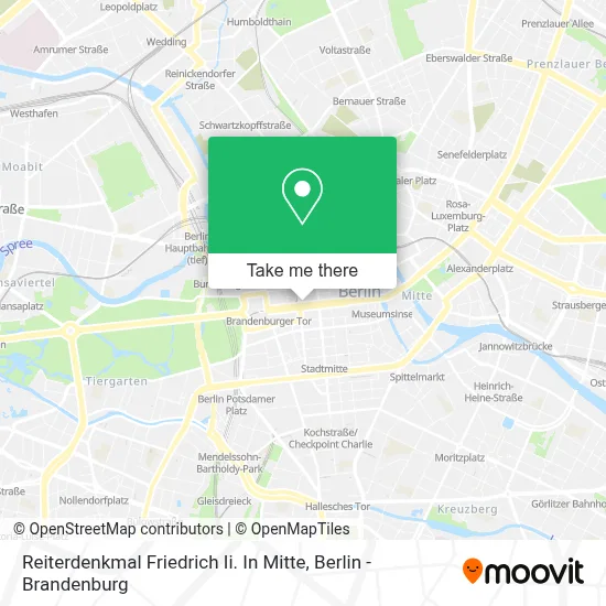 Reiterdenkmal Friedrich Ii. In Mitte map