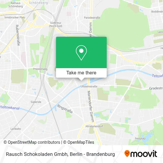 Rausch Schokoladen Gmbh map