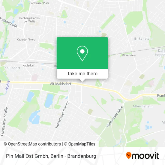 Pin Mail Ost Gmbh map