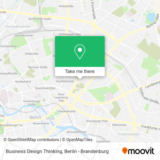 Business Design Thinking map