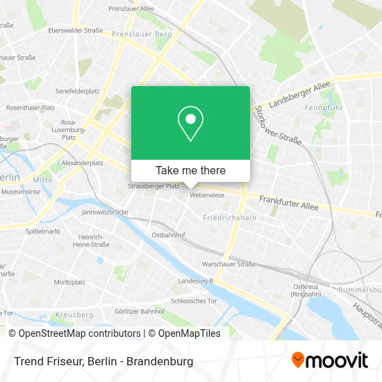 Trend Friseur map