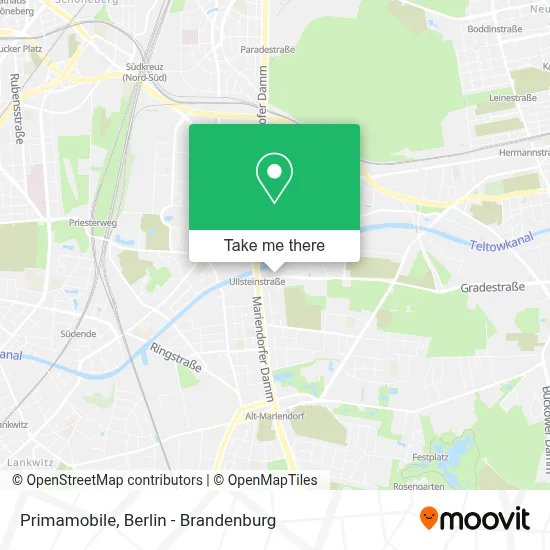 Primamobile map