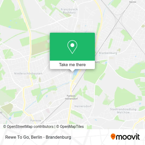 Rewe To Go map