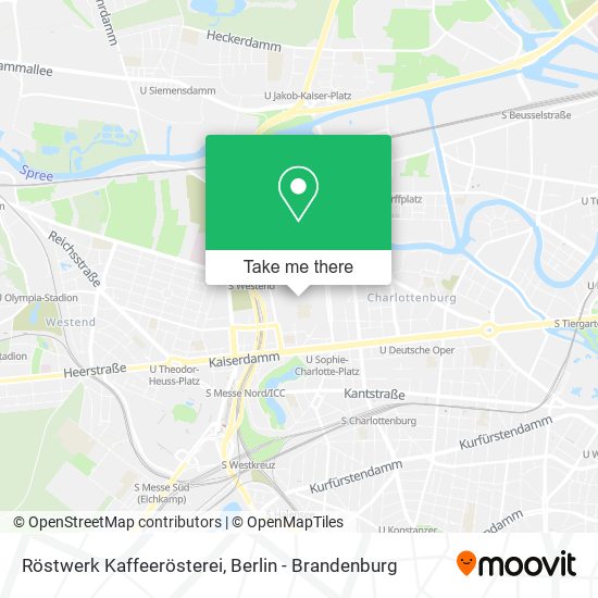 Röstwerk Kaffeerösterei map