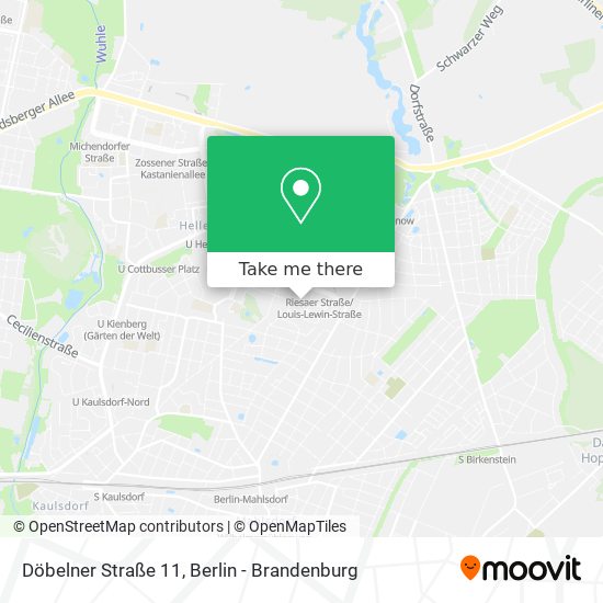 Карта Döbelner Straße 11