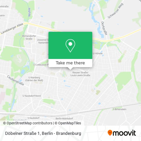 Döbelner Straße 1 map