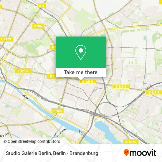 Studio Galerie Berlin map