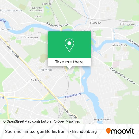 Sperrmüll Entsorgen Berlin map