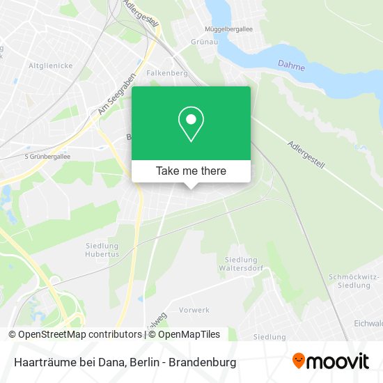 Haarträume bei Dana map