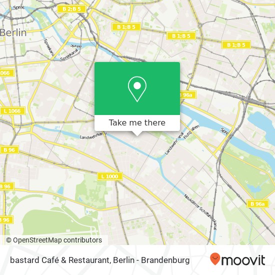 bastard Café & Restaurant, Reichenberger Straße 122 map