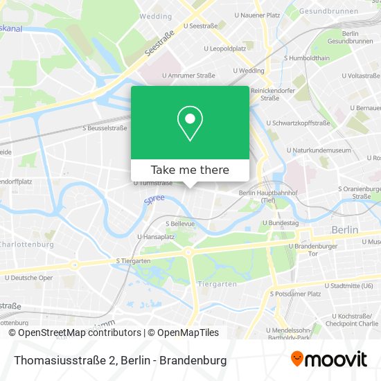 Thomasiusstraße 2 map