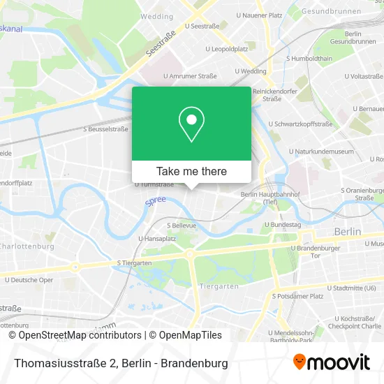 Карта Thomasiusstraße 2