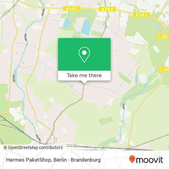 Hermes PaketShop, Akazienallee 35 map