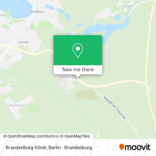 Brandenburg-Klinik map