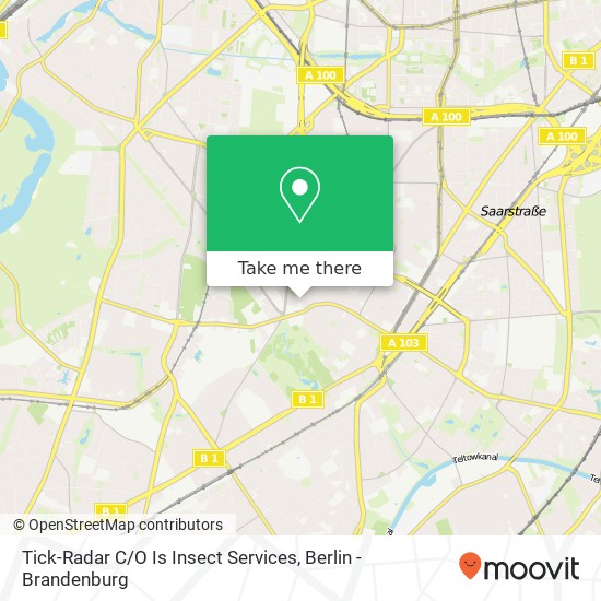 Карта Tick-Radar C / O Is Insect Services, Haderslebener Straße 9