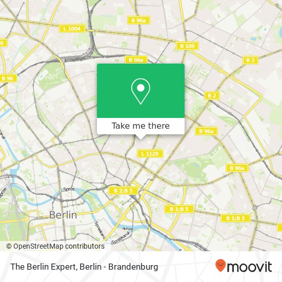 Карта The Berlin Expert, Metzer Straße 38