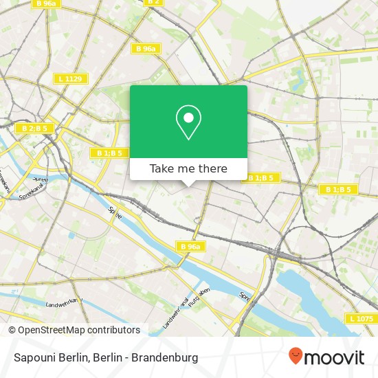 Sapouni Berlin, Gubener Straße 18 map