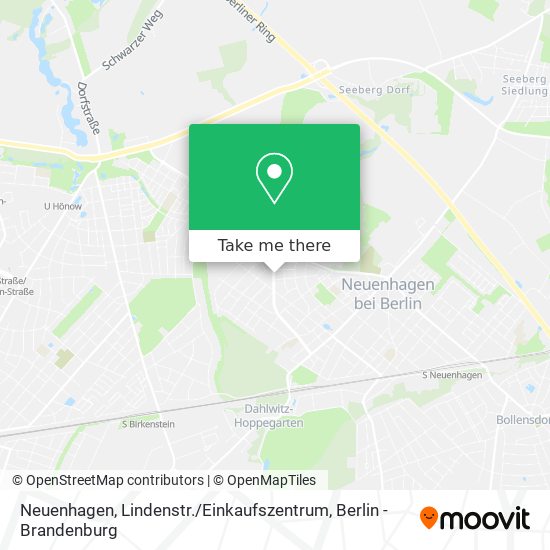 Neuenhagen, Lindenstr. / Einkaufszentrum map