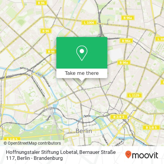 Hoffnungstaler Stiftung Lobetal, Bernauer Straße 117 map