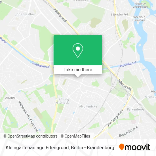 Карта Kleingartenanlage Erlengrund