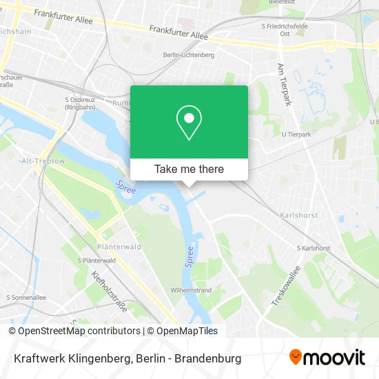 Карта Kraftwerk Klingenberg