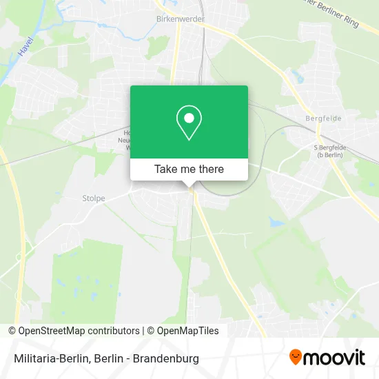 Militaria-Berlin map