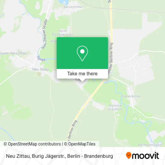 Карта Neu Zittau, Burig Jägerstr.