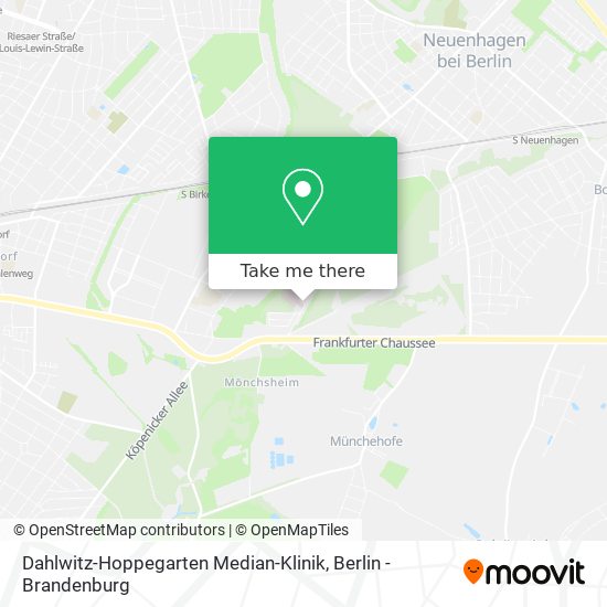 Dahlwitz-Hoppegarten Median-Klinik map